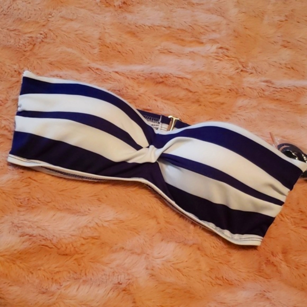 Bikini top..navy  NEW never worn